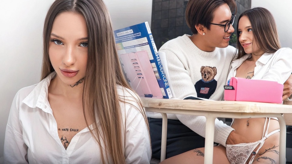 老师被性感的女学生吸引，我们做点别的吧